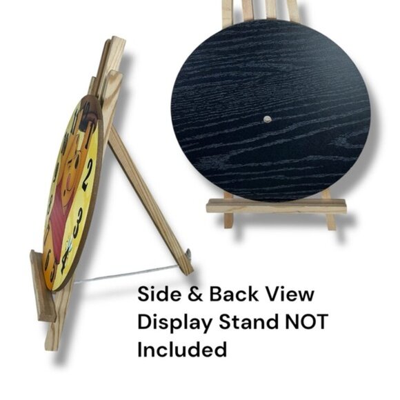 Winnie the Pooh Wall Clock Analog Quartz Round 10” Red Yellow - Picture 11 of 16